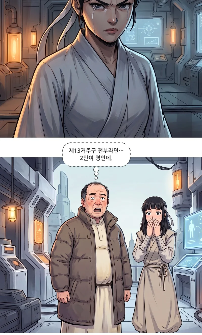 벤(속마음): ‘제13거주구 전부라면… 2만여 명인데.’
