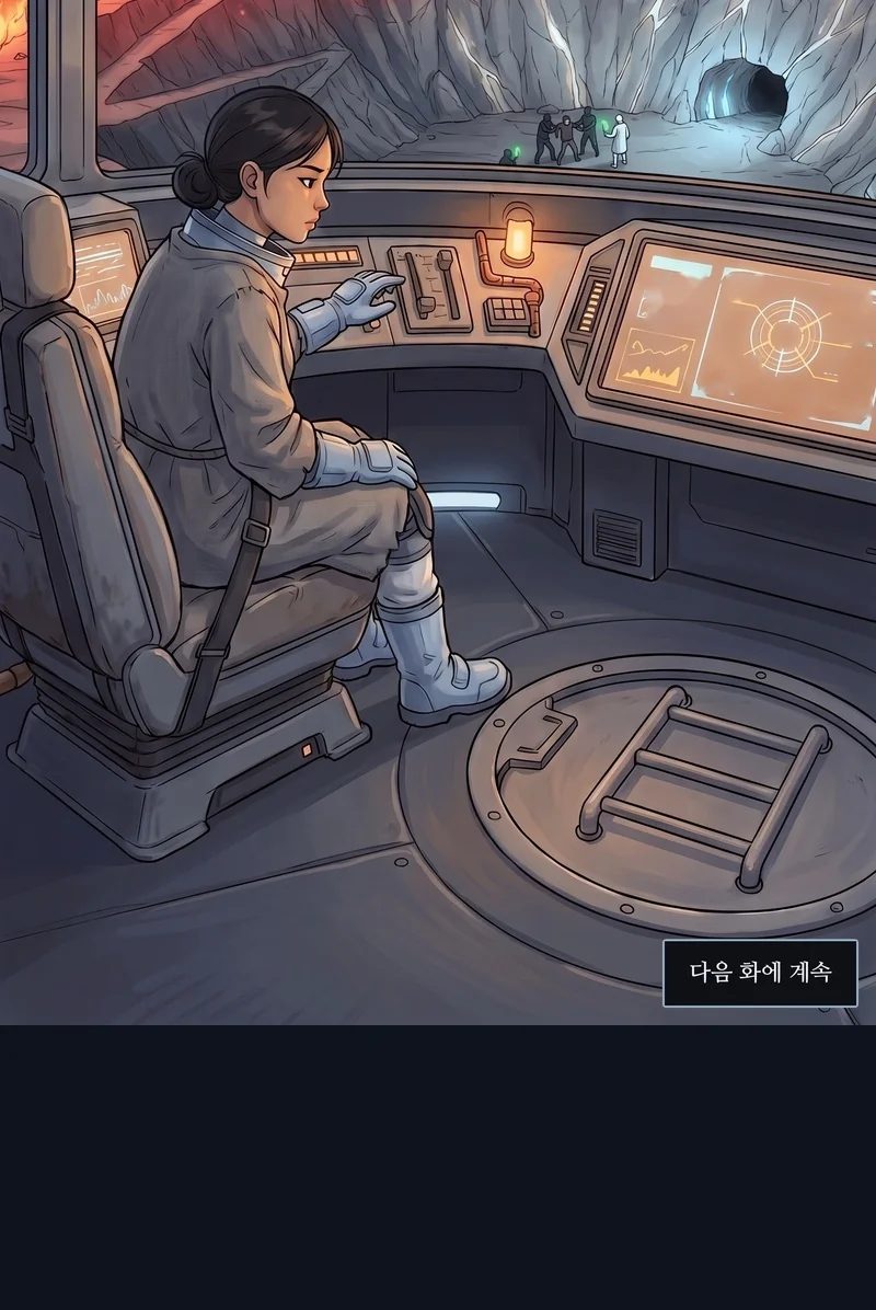 자막: 다음 화에 계속.